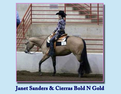 Janet Sanders and Goldie (Cierras Bold N Gold)